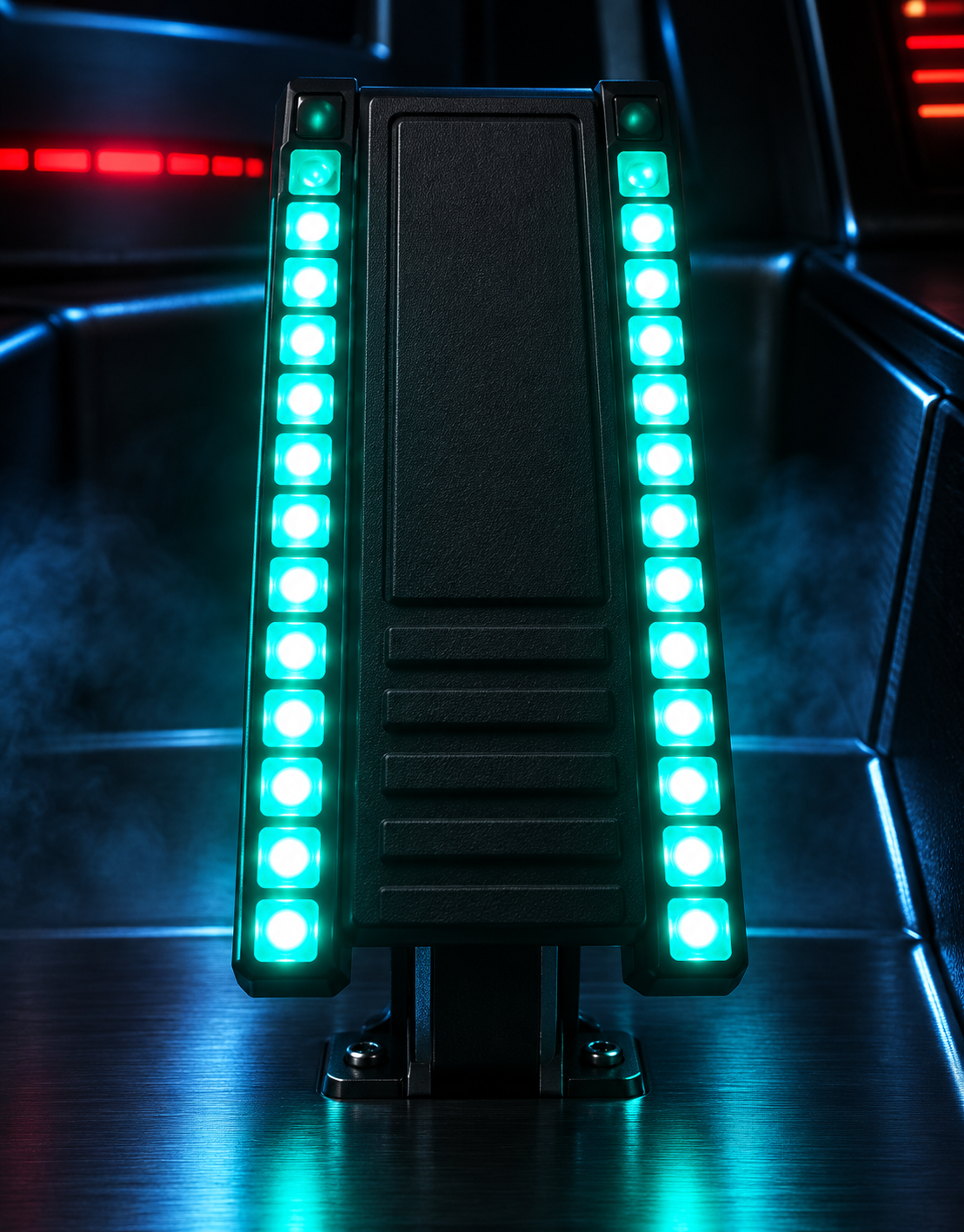 GOAT S2 Pedal with cyan-green LEDs